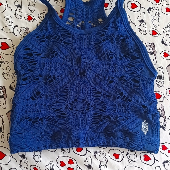 FP MOVEMENT HAPPINESS FLORAL CROP TANK M-L - Picture 5 of 9